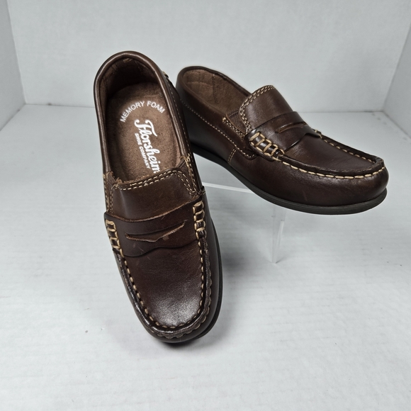Florsheim Other - Florsheim Brown Jasper Driver Jr Dress Loafer Moccasin Size 10.5 M Toddler Boy